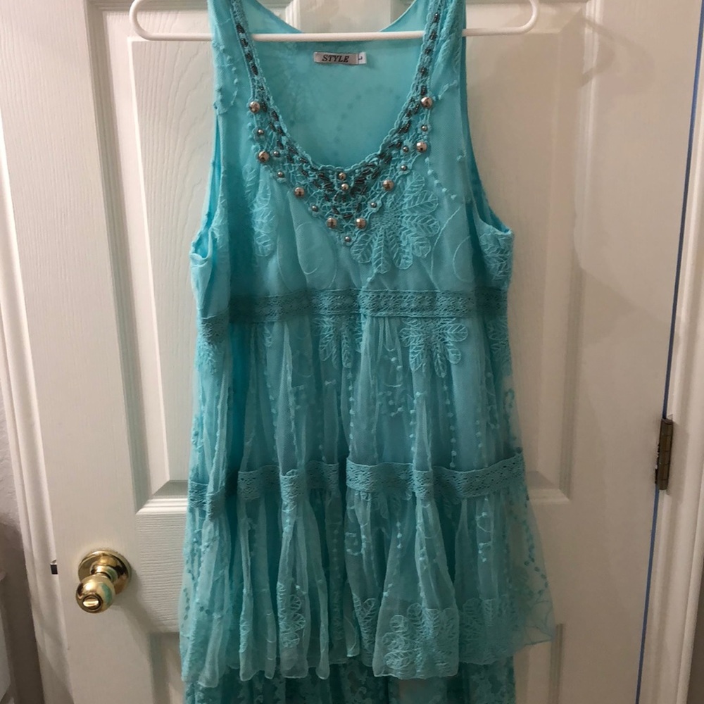 Turquoise Dress